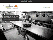 Tablet Screenshot of farmhausrestaurant.com